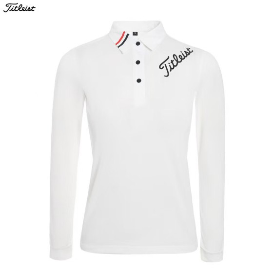 titleist 타이틀리스트 5종 여성 어깨 라인 긴팔 카라 티셔츠
